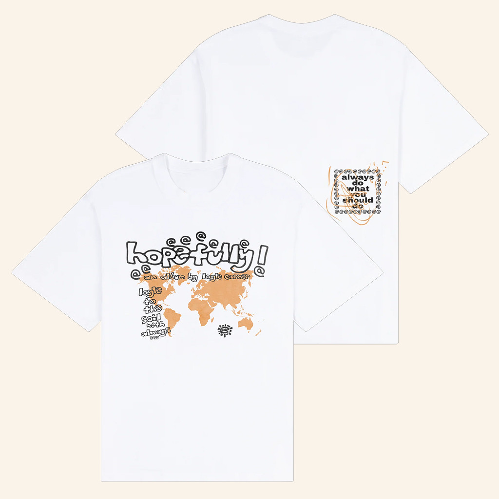 Loyle Carner Merch Hopefully X Always T-Shirt Music Lover Gift Ideas For Him Loyle Carner Merch Hopefully X Always T-Shirt Music Lover Gift Ideas For Him