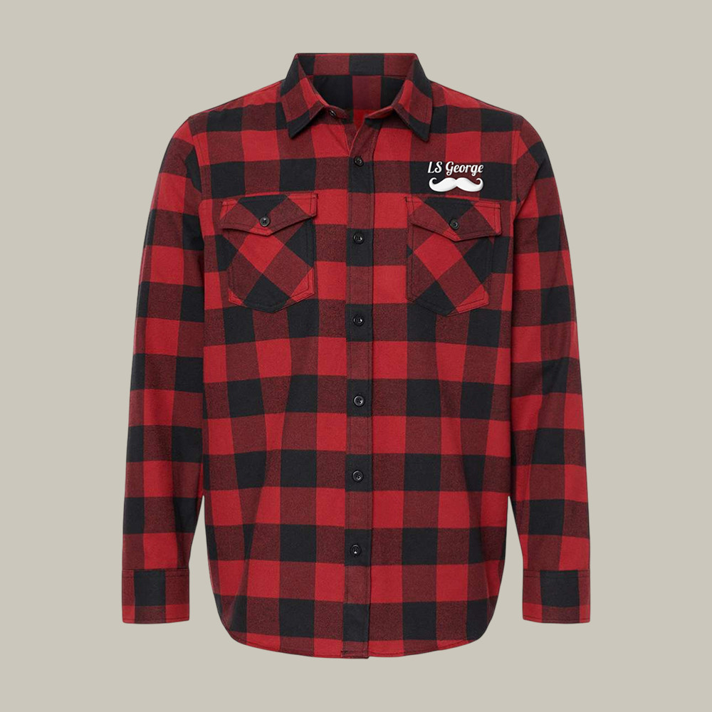 LS George Button Up Long Sleeve Shirt Cleetus McFarland Apparel Present For Brother
