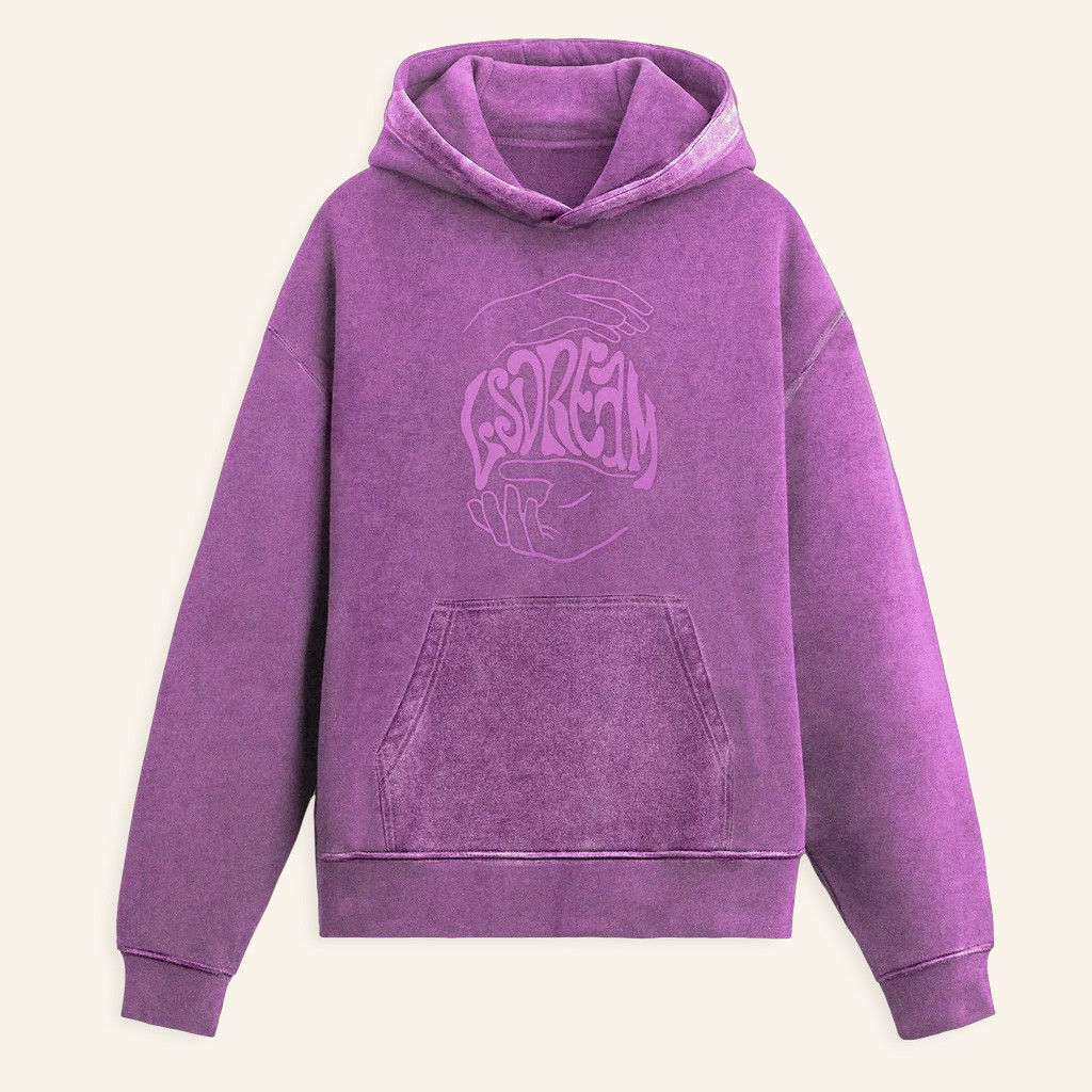 LSDREAM Merch Violet Flame Hoodie LSDREAM Apparel Gift Ideas For Music Lovers