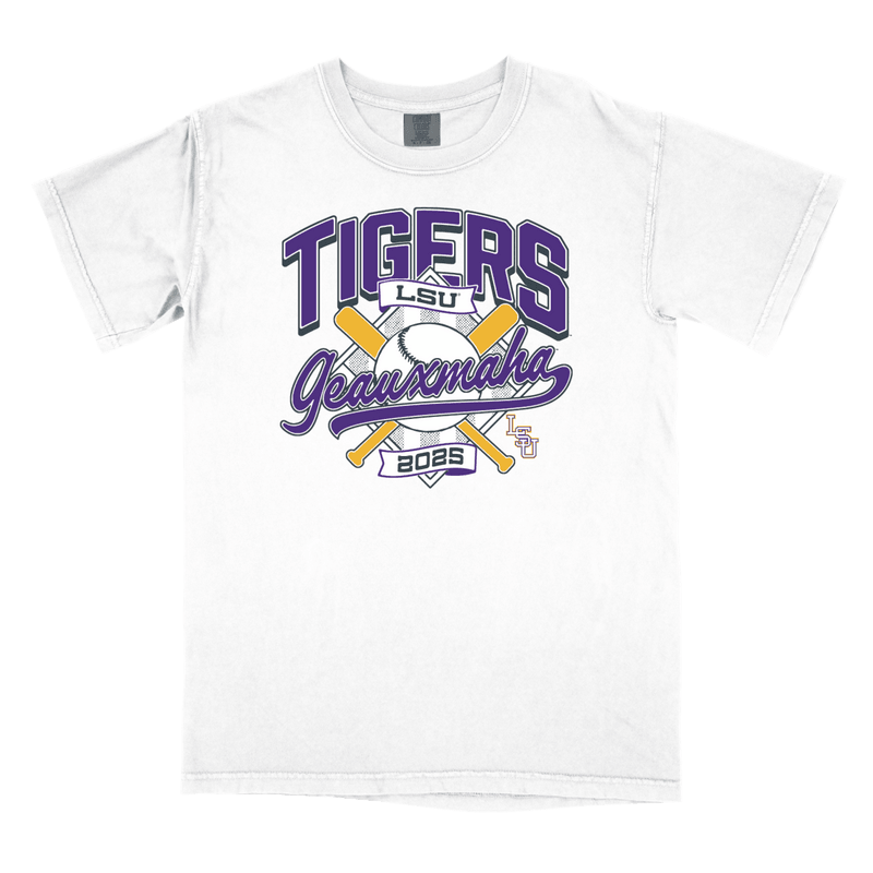 LSU 2025 Baseball Regional Geauxmaha T-Shirt Fan Merch Clothing Gifts For Fans