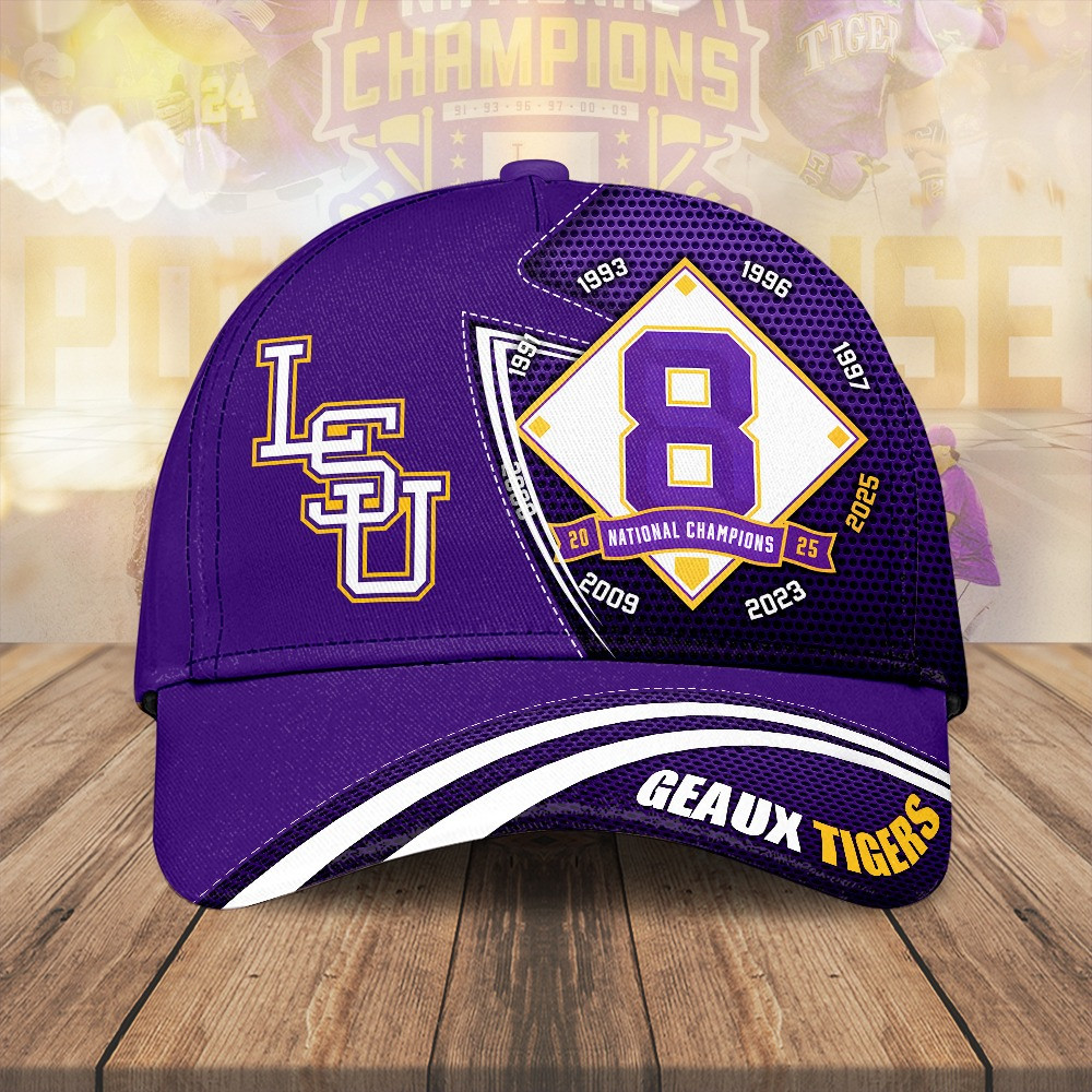 LSU Tigers 2025 Baseball Classic Cap Baseball Team Gift Ideas