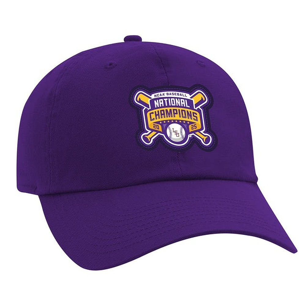 LSU Tigers 2025 NCAA Baseball National Champions Hat Best Gift For College Baseball Fans