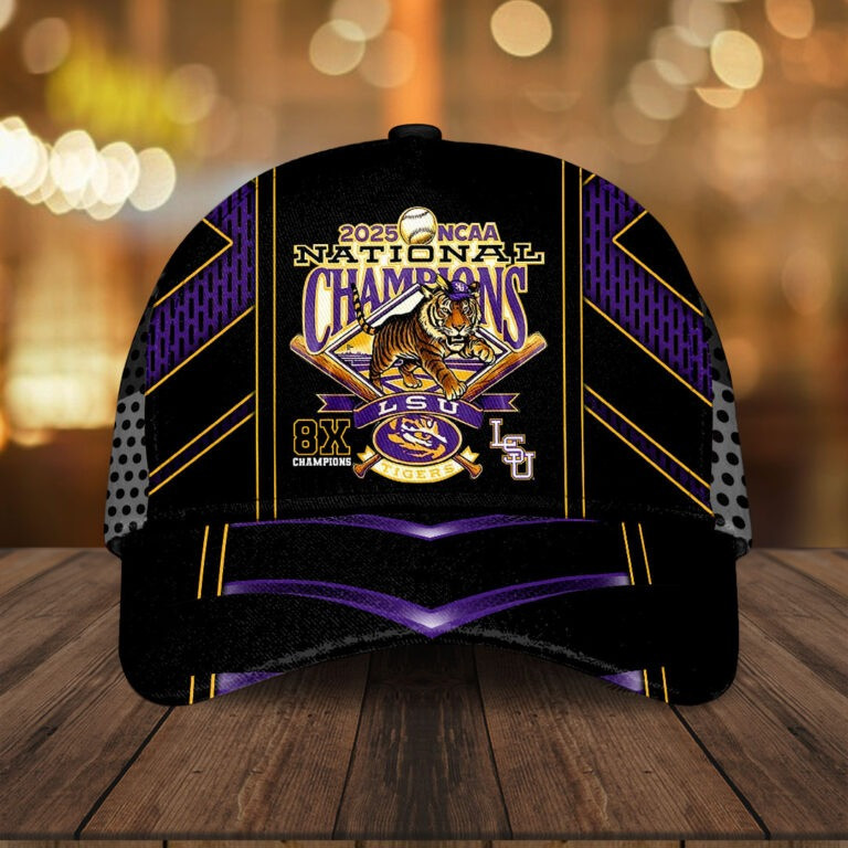 LSU Tigers 2025 NCAA National Champions Hat Merchandise Cap Gifts For Fans
