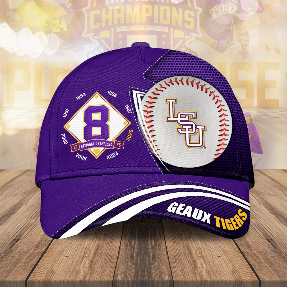 LSU Tigers Baseball 2025 Classic Cap Baseball Player Gift Ideas