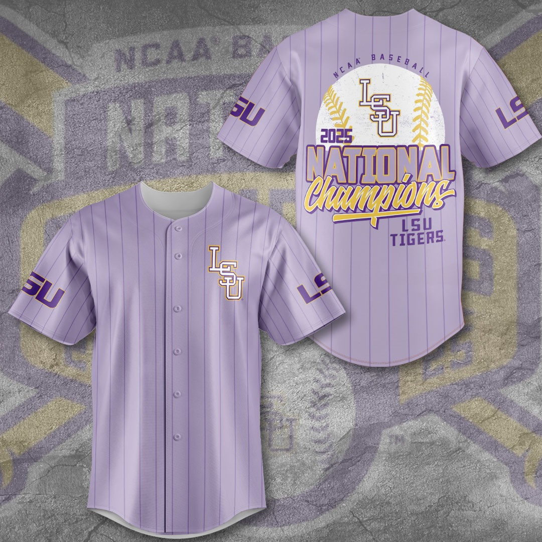 LSU Tigers Baseball Baseball Jersey Unique Gifts For Baseball Fans
