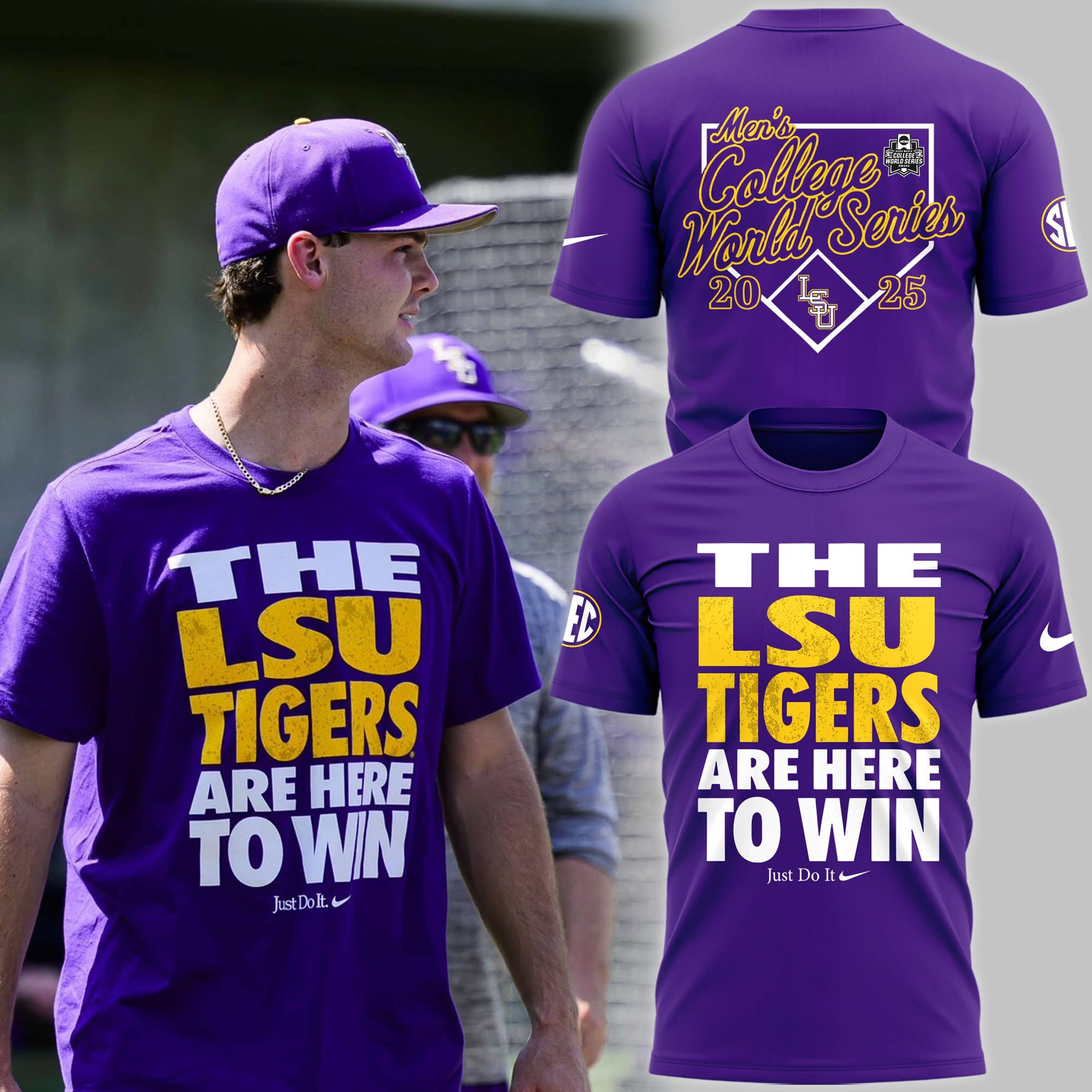 LSU Tigers Baseball NCAA Championship 2025 T-Shirt Unique College World Series Bracket Merch