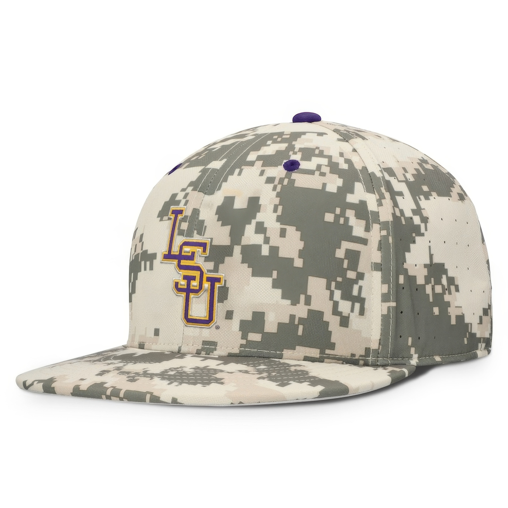 LSU Tigers Nike 2025 Dugout True Camo Hat Presents For Football Fans