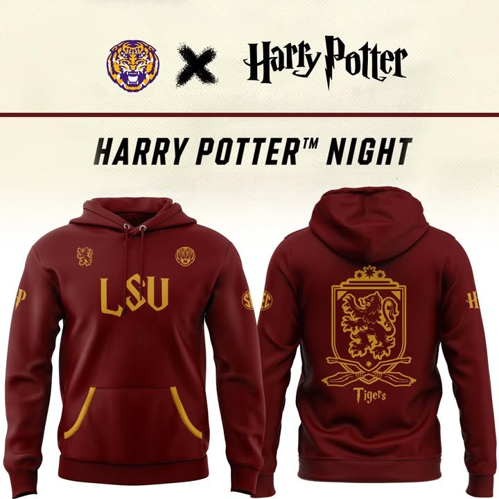 LSU Tigers Special New Harry Potter Hoodie LSU Tiger Merch Best Gift For Fans