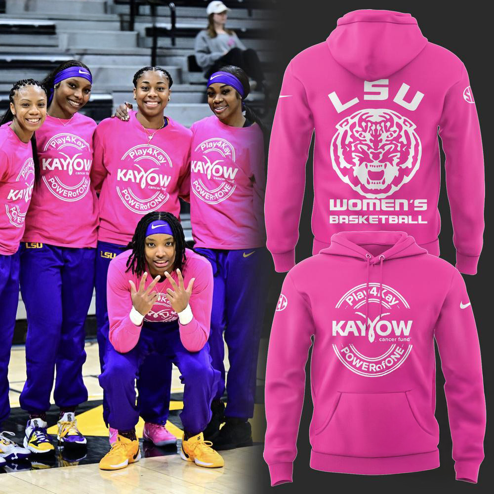 LSU Tigers Women's Basketball Play4Kay Hoodie Basketball Fan Gifts