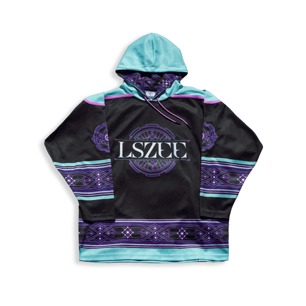 lszee Merch 556 Lotus Flux Hooded Hockey Jersey Gifts For Music Fans Birthday Gift for Husband lszee Merch 556 Lotus Flux Hooded Hockey Jersey Gifts For Music Fans Birthday Gift for Husband