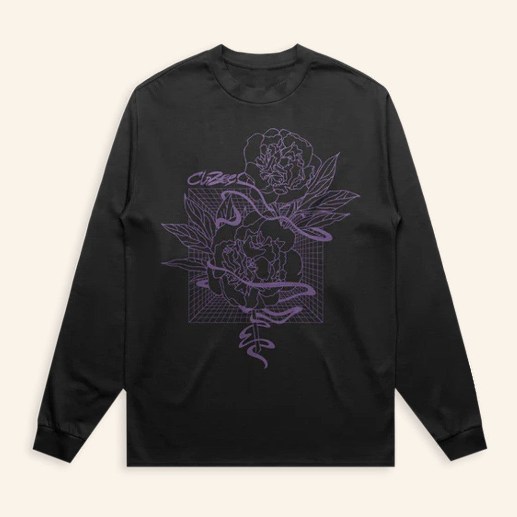 Lszee Music Merch Clozee Rose Noir Long Sleeve T-Shirt Gifts For Him