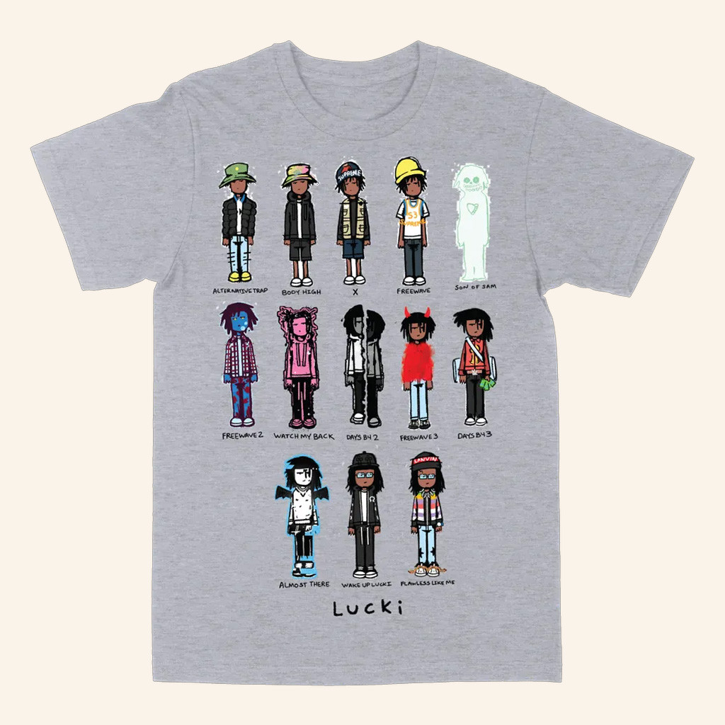 Lucki Merch Evolution T-Shirt Best Gifts Ideas For Rapper Lovers