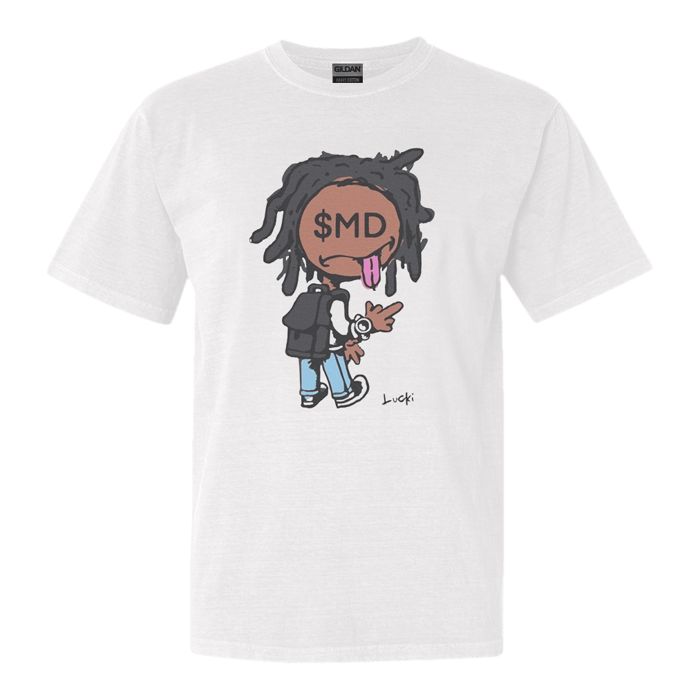 Lucki Merch Lucki Flawless Like Me SMD T-Shirt Gifts For Rapper Fans Father's Day Gift for Dad