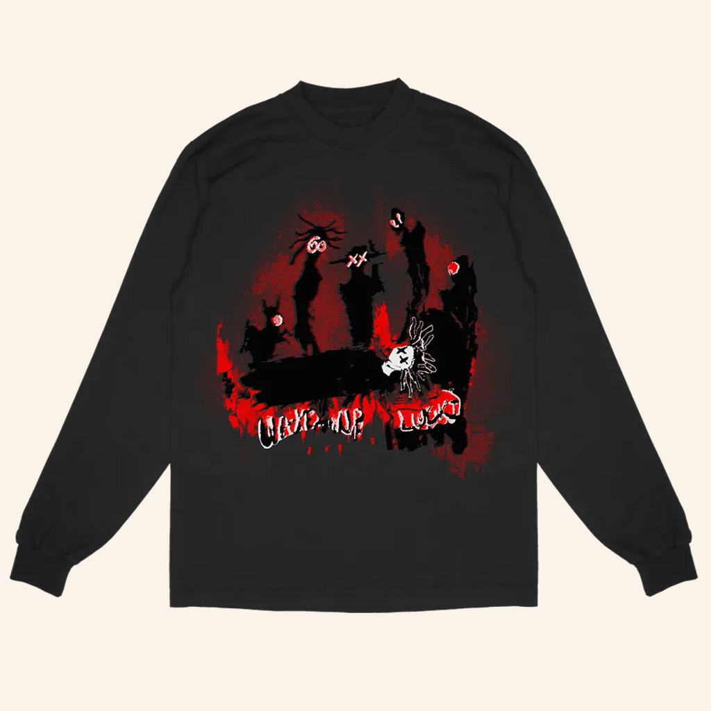 Lucki Merch Paralysis Demons Long Sleeve Shirt Best Gifts For Rap Lovers