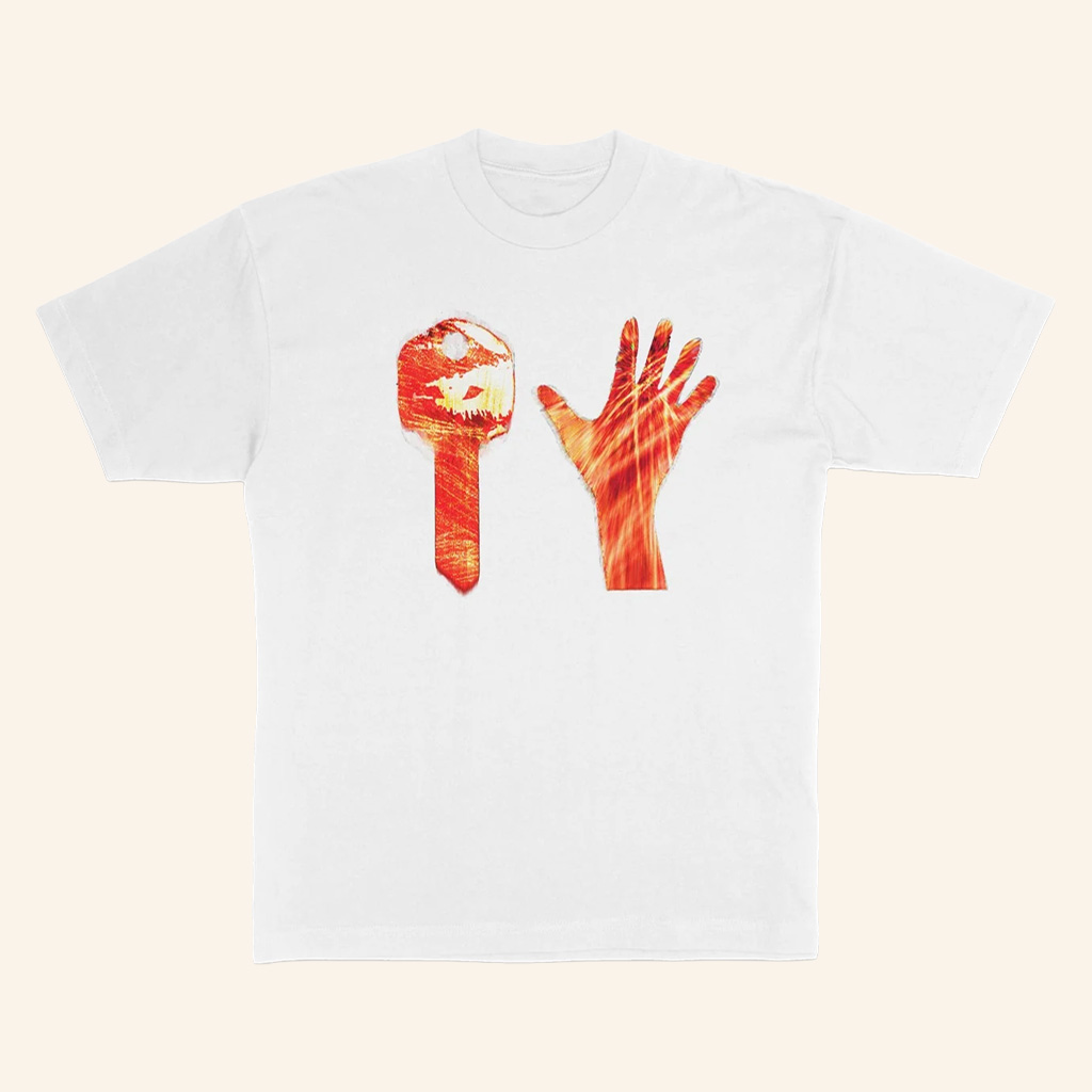 Lucki Merch Red Key White T-Shirt Lucki Rapper Merch Gifts For Brothers