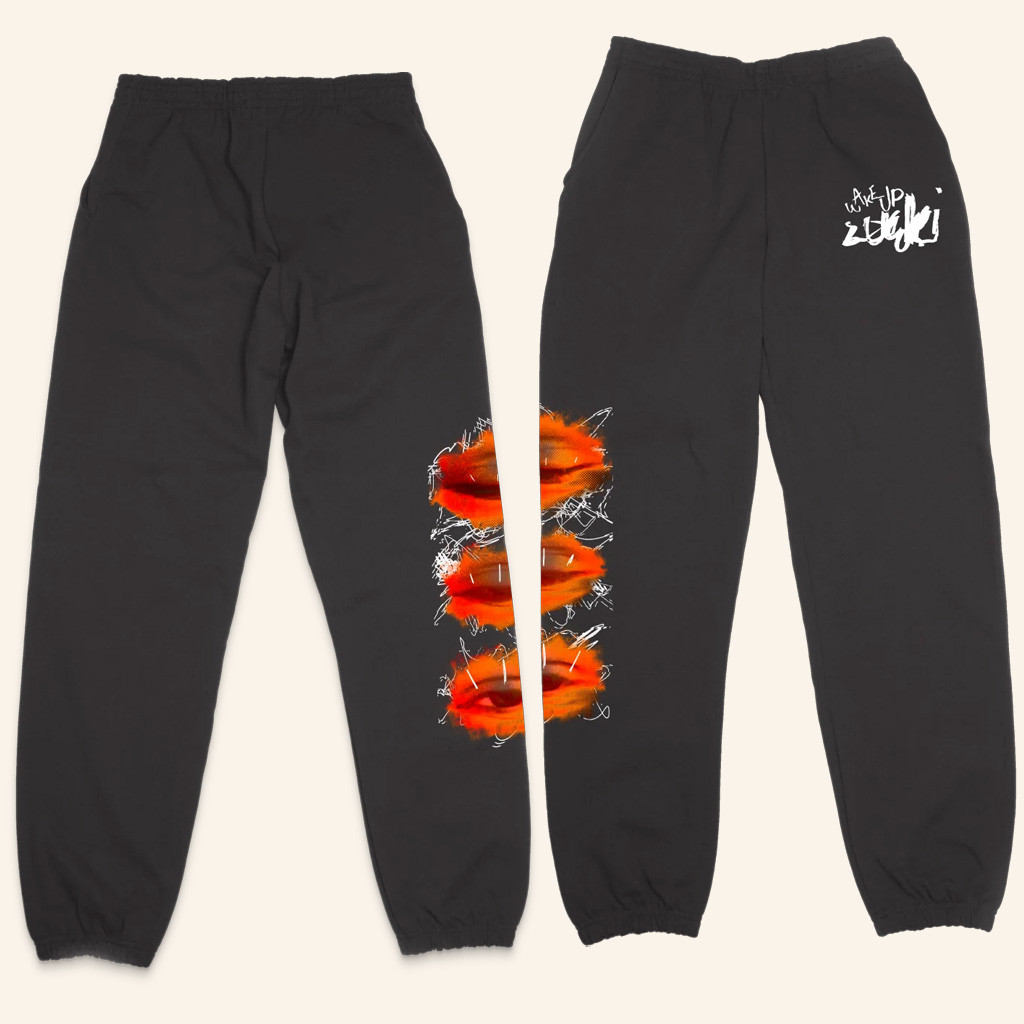Lucki Merch Wake Up Lucki Eye Sweatpants Gifts For Rapper Lovers