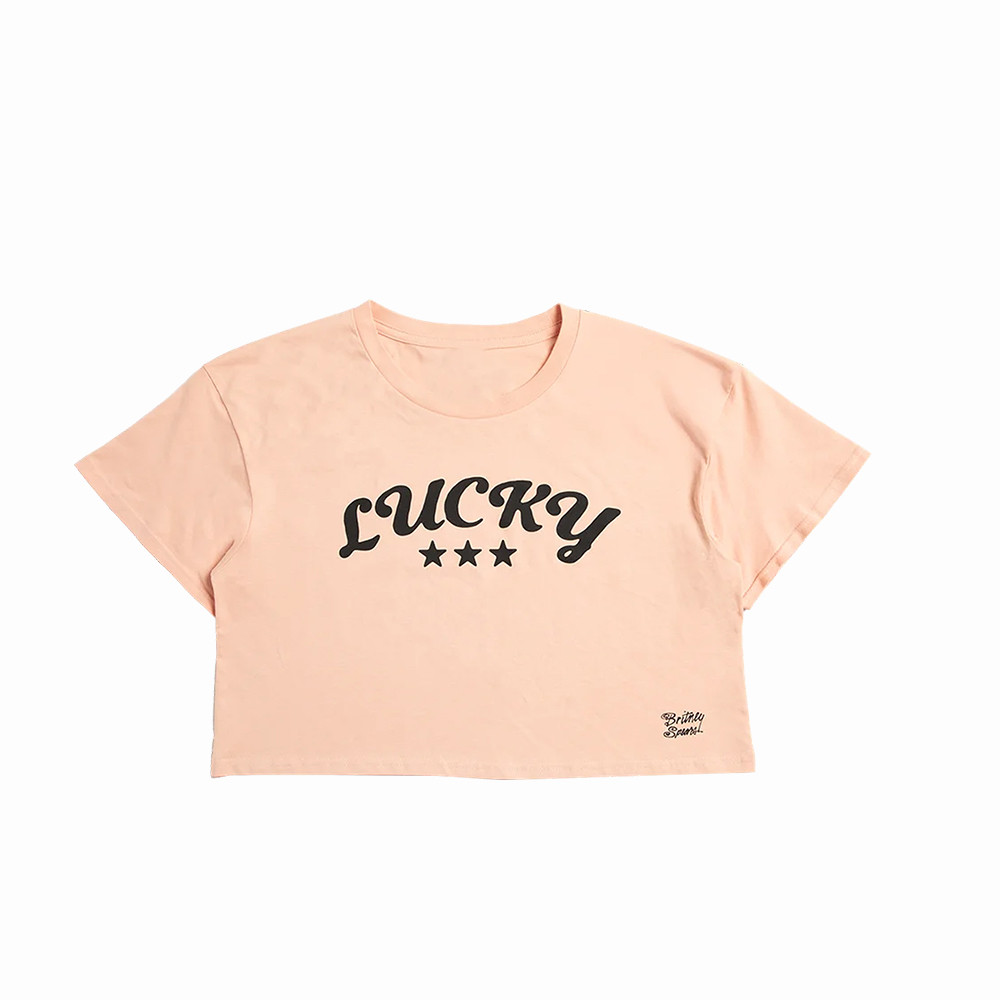 Lucky Britney Spears Crop Top Nostalgic Pop Culture Clothes Unique Gift For Britney Spears Fans