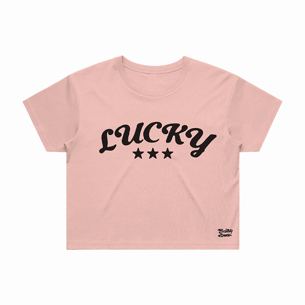 Lucky Britney Spears Crop Top Pop Music Clothes Britney Spears Lover Gift For Her