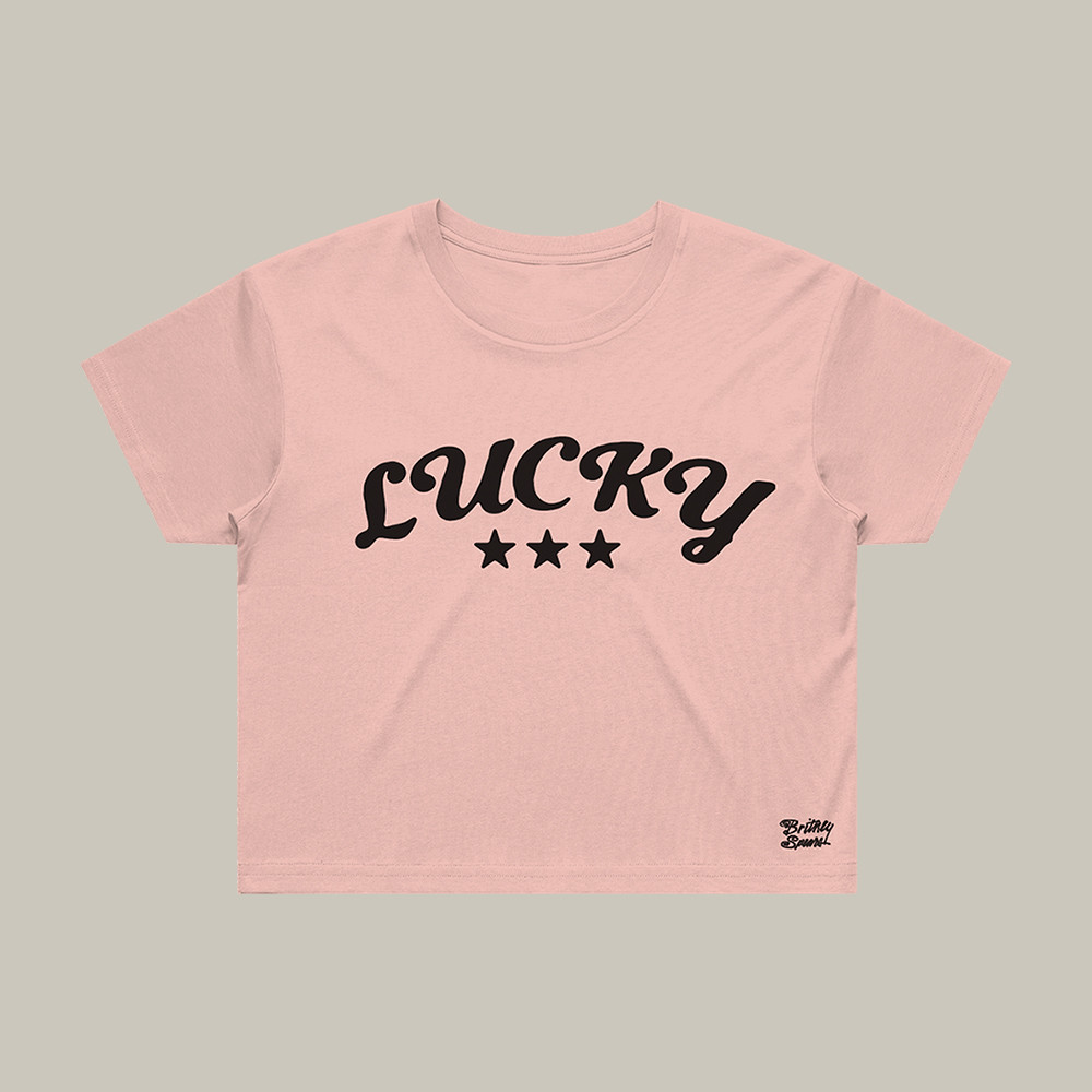 Lucky Britney Spears Fan Crop Top Pop Music Britney Spears Clothes Present For Mother's Day