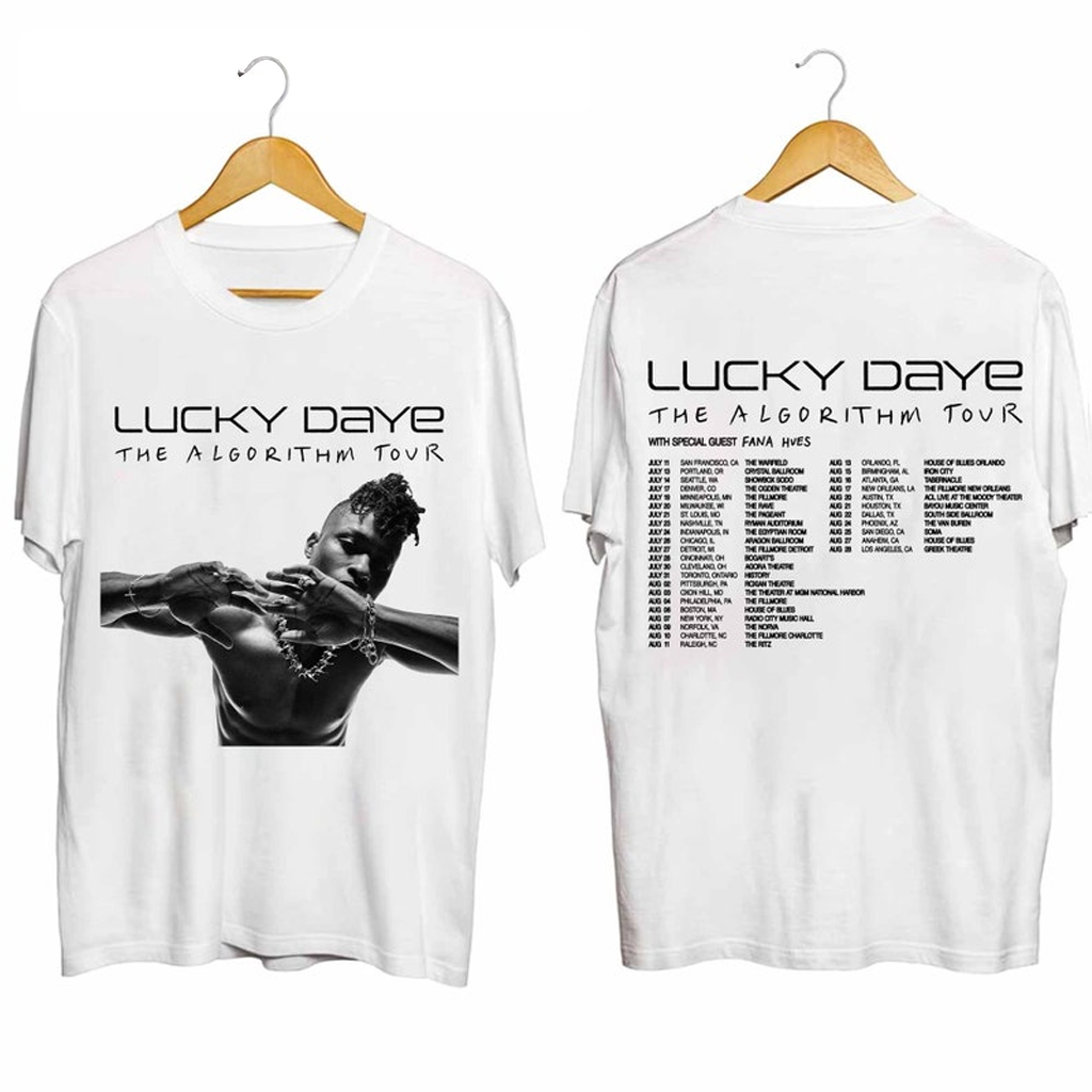 Lucky Daye The Algorithm Tour Shirt Lucky Daye Merch Gifts For Music Fans