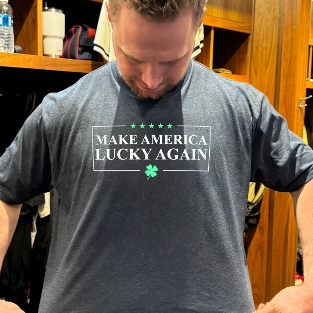 Lucky MAGA Make America Lucky Again St Patrick's Day T-Shirt Gifts For Father Lucky MAGA Make America Lucky Again St Patrick's Day T-Shirt Gifts For Father