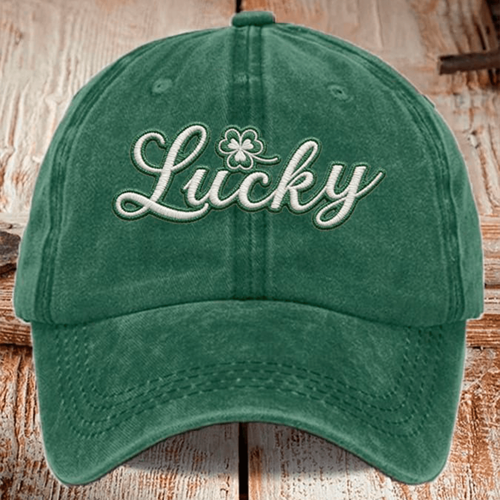 Lucky Shamrock Art Hat St Patrick's Day Baseball Cap Gift Ideas For Friends
