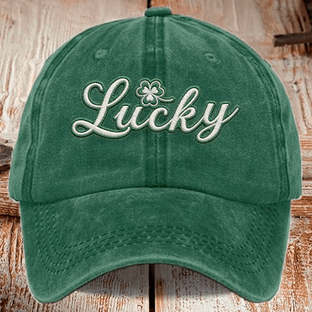 Lucky Shamrock Art Hat St Patrick's Day Baseball Cap St Paddy's Day Gift