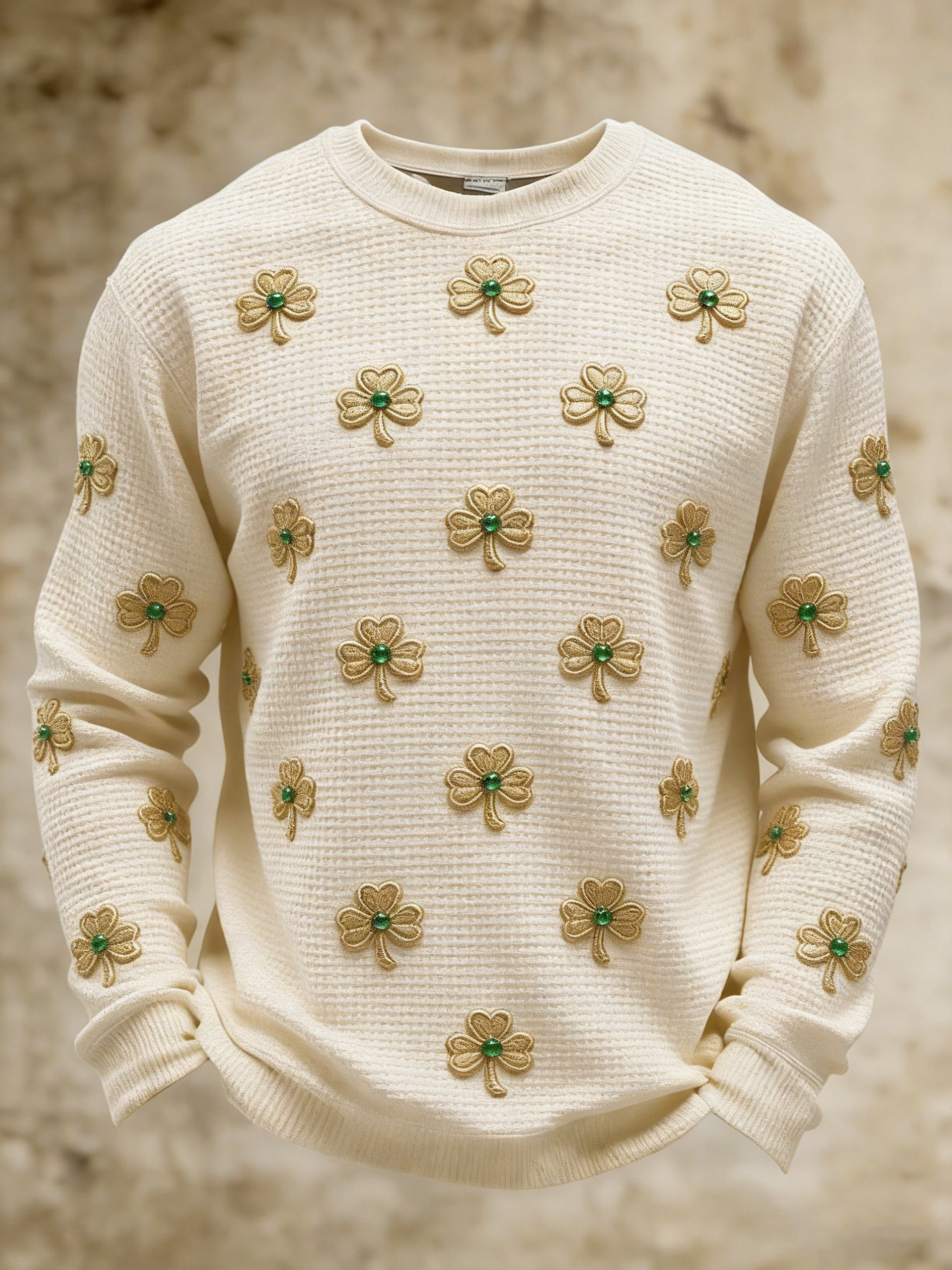 Lucky Shamrock St Patrick's Day Long Sleeve T-Shirt St Patricks Day Clothes Men