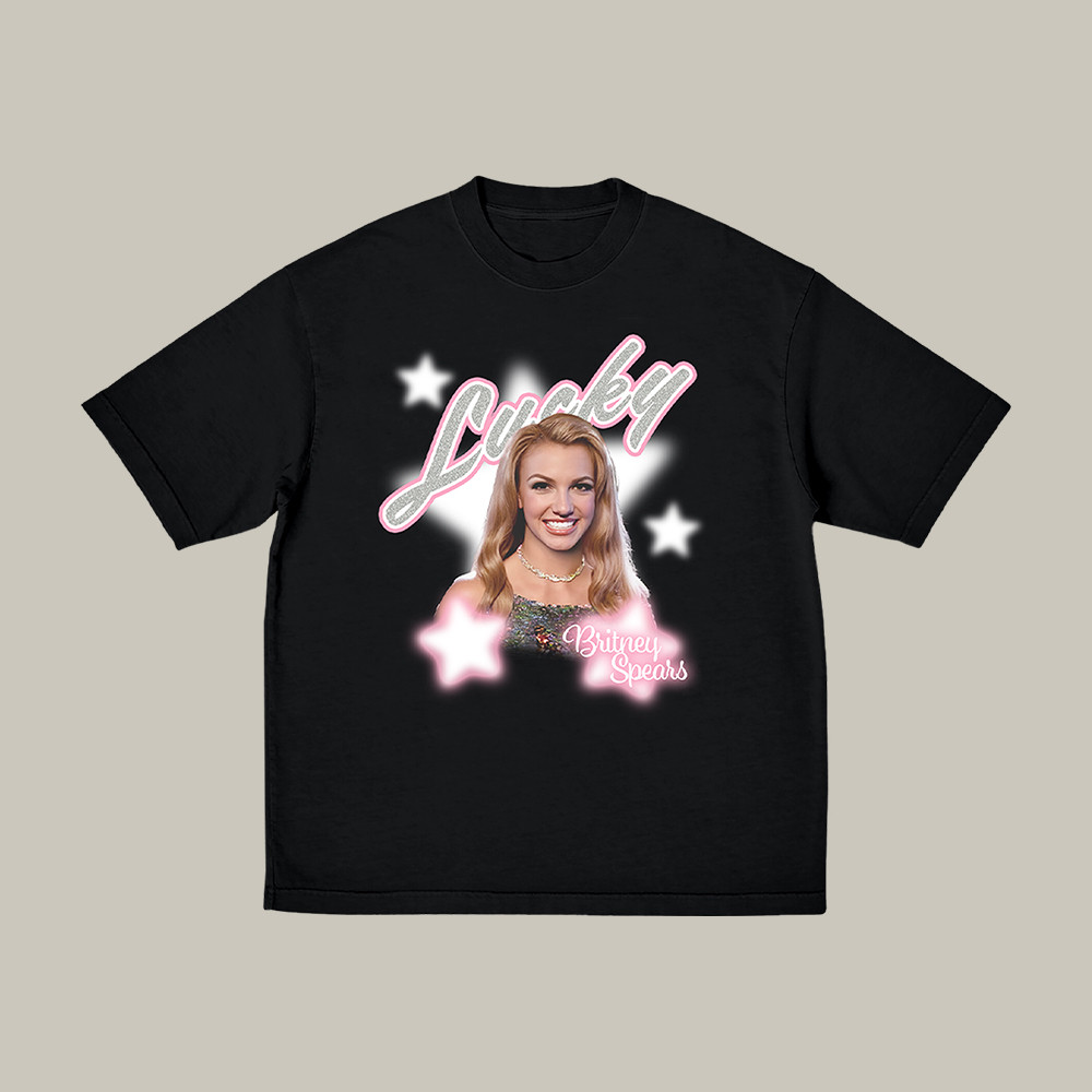 Lucky Star Britney Spears T-Shirt Britney Spears Lover Shirt Good Gift For Huge Fans