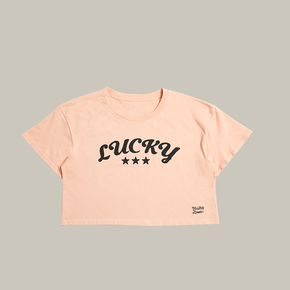 Lucky Stars Britney Spears Crop Top Britney Spears Clothes Music Lover Present Idea