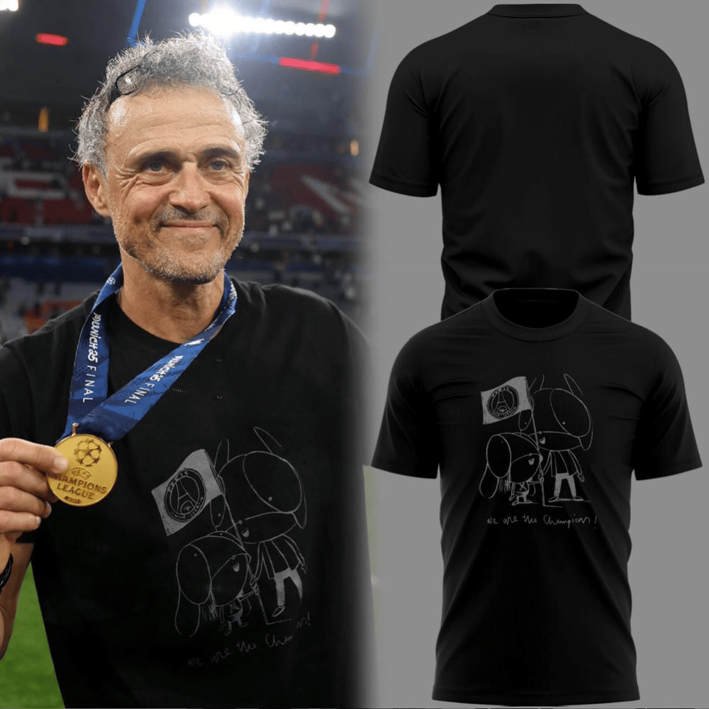 Luis Enrique Xana We Are The Champions Shirt Gifts For Grandpa