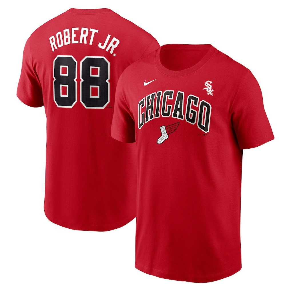 Luis Robert Jr. Chicago White Sox City Connect Shirt 2025 Fuse Name & Number T-Shirt Merch
