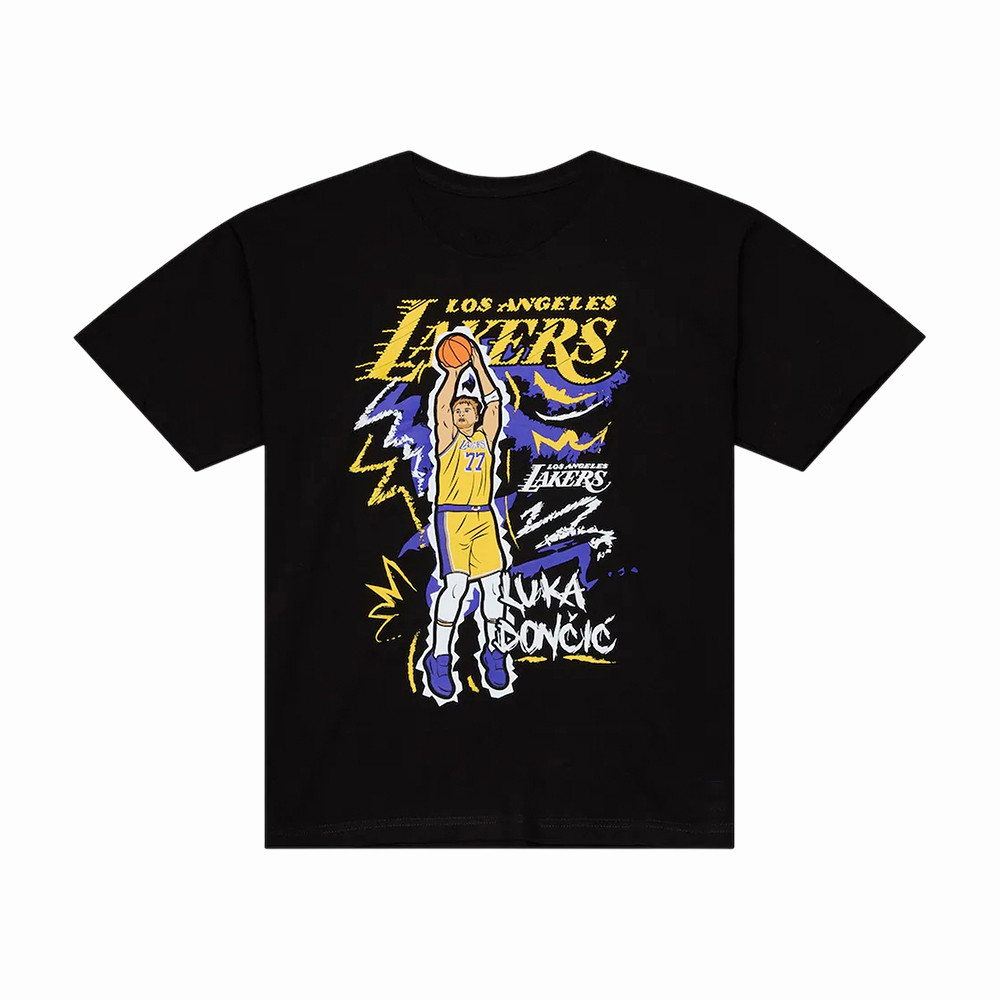 Luka Doncic Los Angeles Lakers Mitchell Ness Chalked Up T-Shirt Los Angeles Lakers Merch Basketball Gear