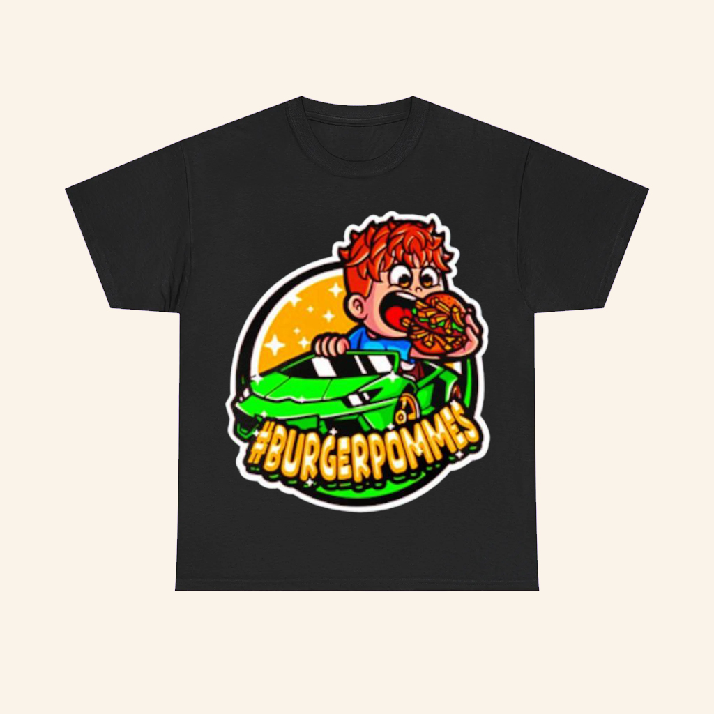 LukasBS Burgerpommes Shirt Burger Pommes Merch Gifts For Brothers