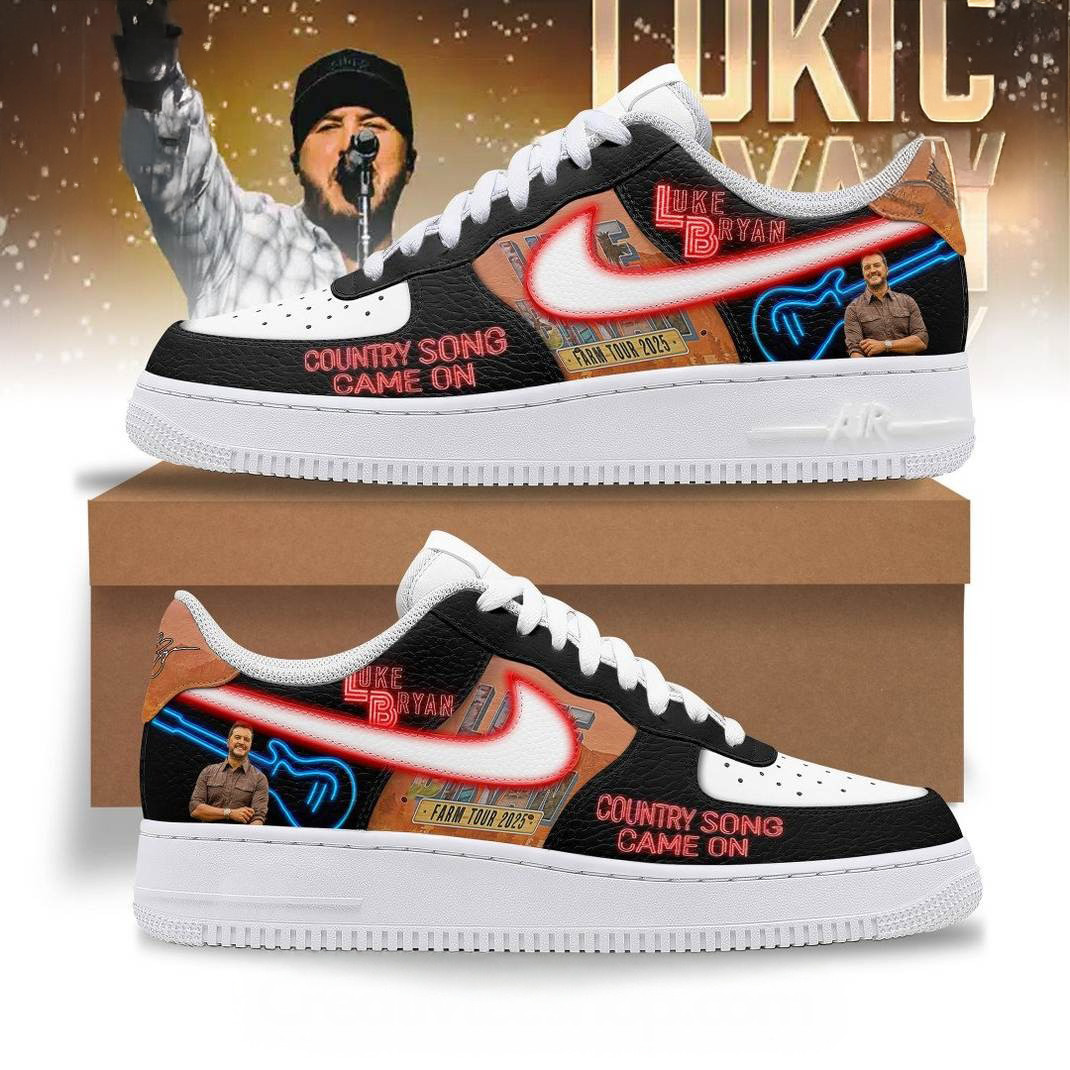 Luke Bryan Country Song Came On Special Air Force 1 Music Fans Gifts