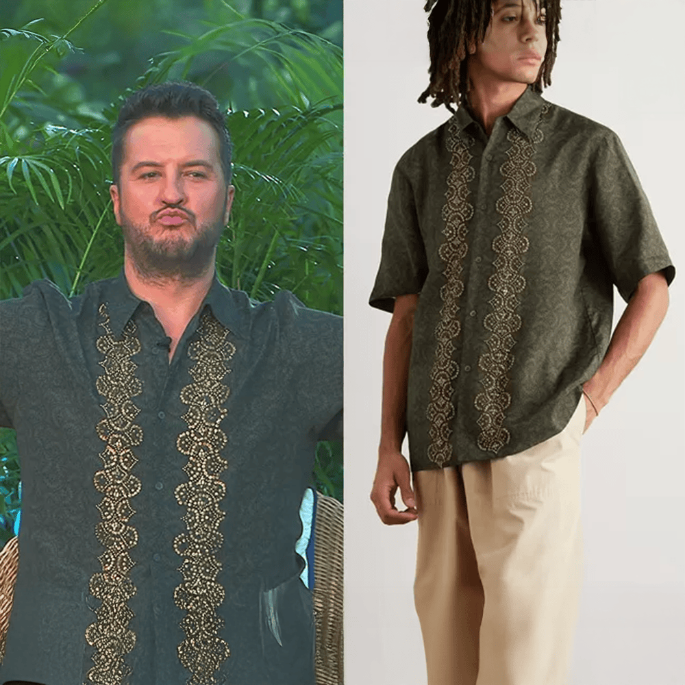 Luke Bryan Hawaiian Shirt On American Idol Tonight Luke Bryan Shirt Good Father's Day Gifts