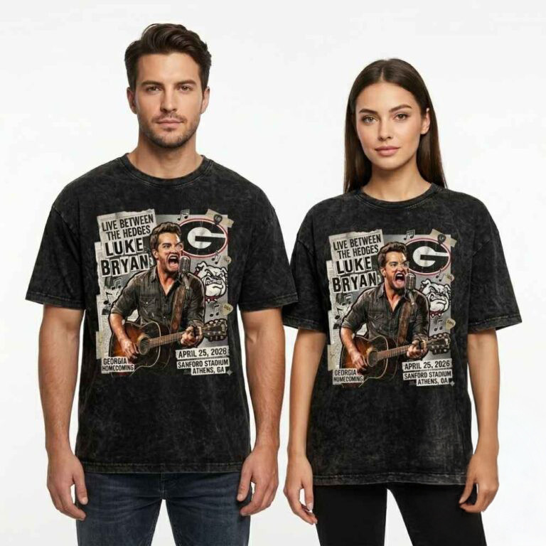 Luke Bryan Jason Aldean Live Between The Hedges T-Shirt Sanford Stadium Shirt Music Fans Gift