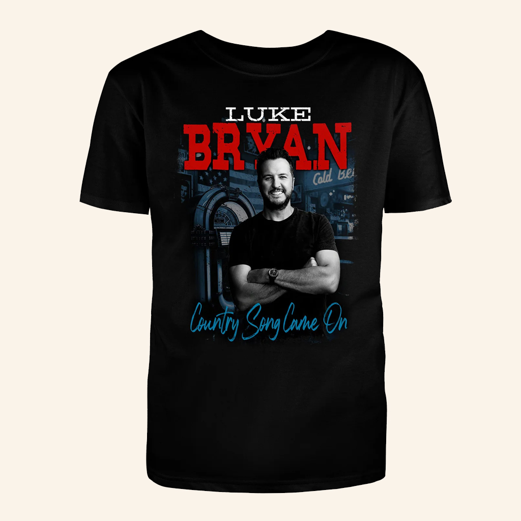 Luke Bryan Merch Country Song Came On Jukebox T-Shirt Christmas Gifts For Music Fans