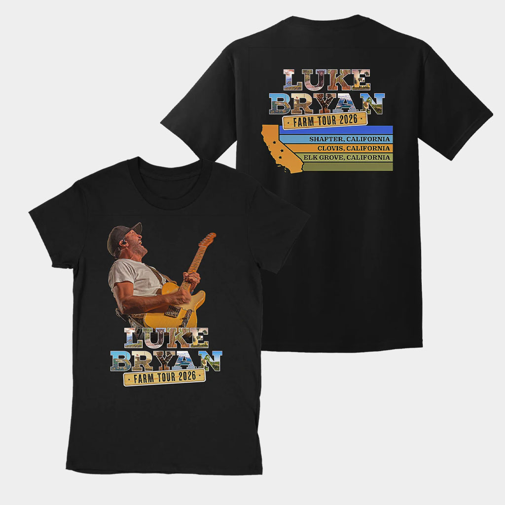 Luke Bryan Merch Farm Tour 2026 T-Shirt Gifts For Country Music Fans