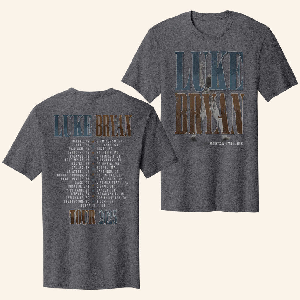 Luke Bryan Merch Tour 2025 Country Song Came On Tour Shirt Gifts For Music Lovers Luke Bryan Merch Tour 2025 Country Song Came On Tour Shirt Gifts For Music Lovers