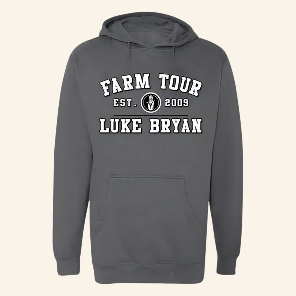 Luke Bryan Merch Tour 2025 Farm Tour Hoodie Est 2009 Gifts For Music Fans