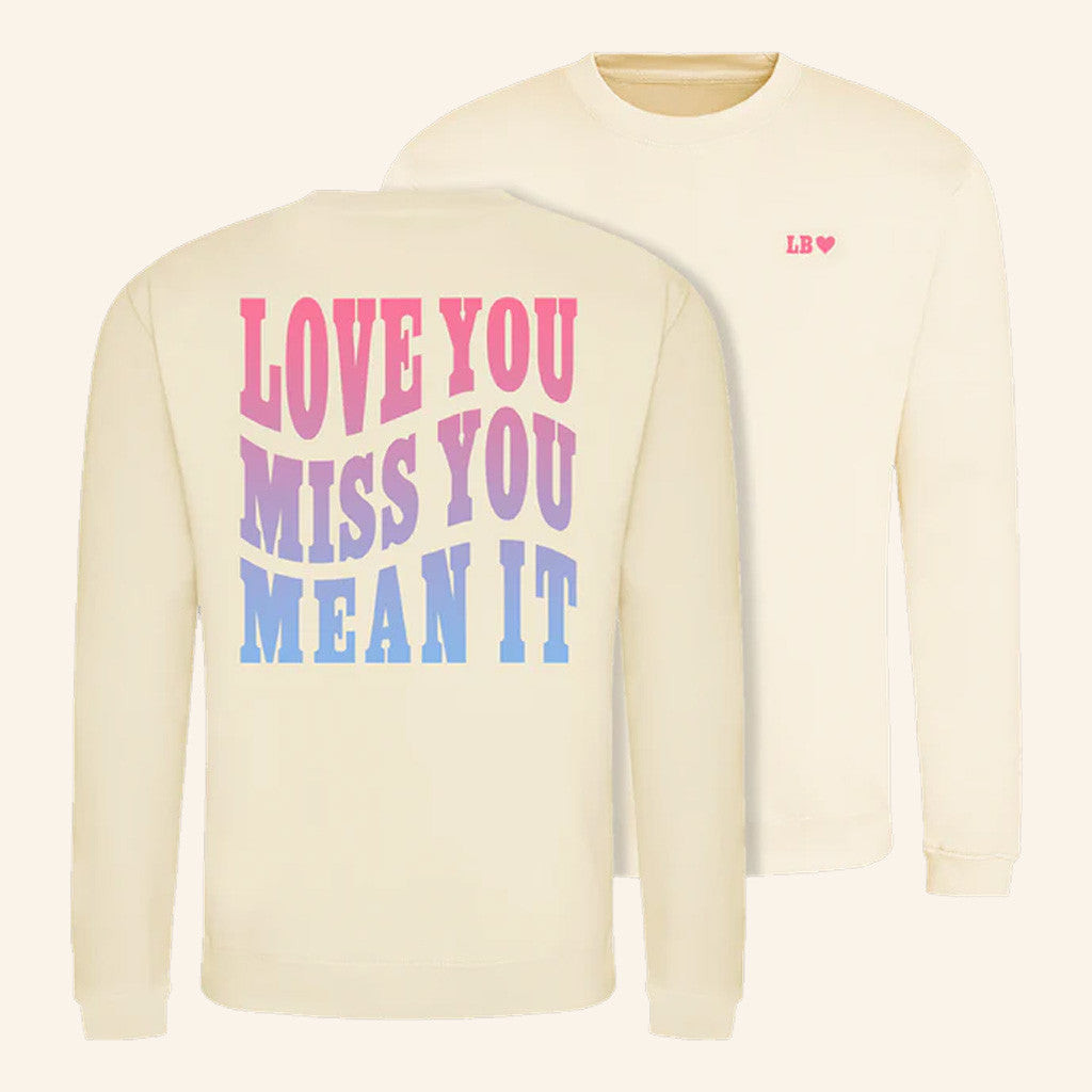 Luke Bryan Merch Tour 2025 Love You Miss You Mean It Long Sleeve T-Shirt Him Gifts Luke Bryan Merch Tour 2025 Love You Miss You Mean It Long Sleeve T-Shirt Him Gifts