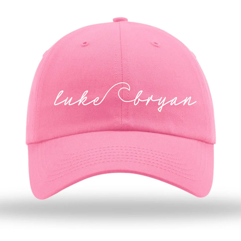Luke Bryan Merch Tour 2025 Luke Bryan Pink Wave Hat Gifts For Girlfriend