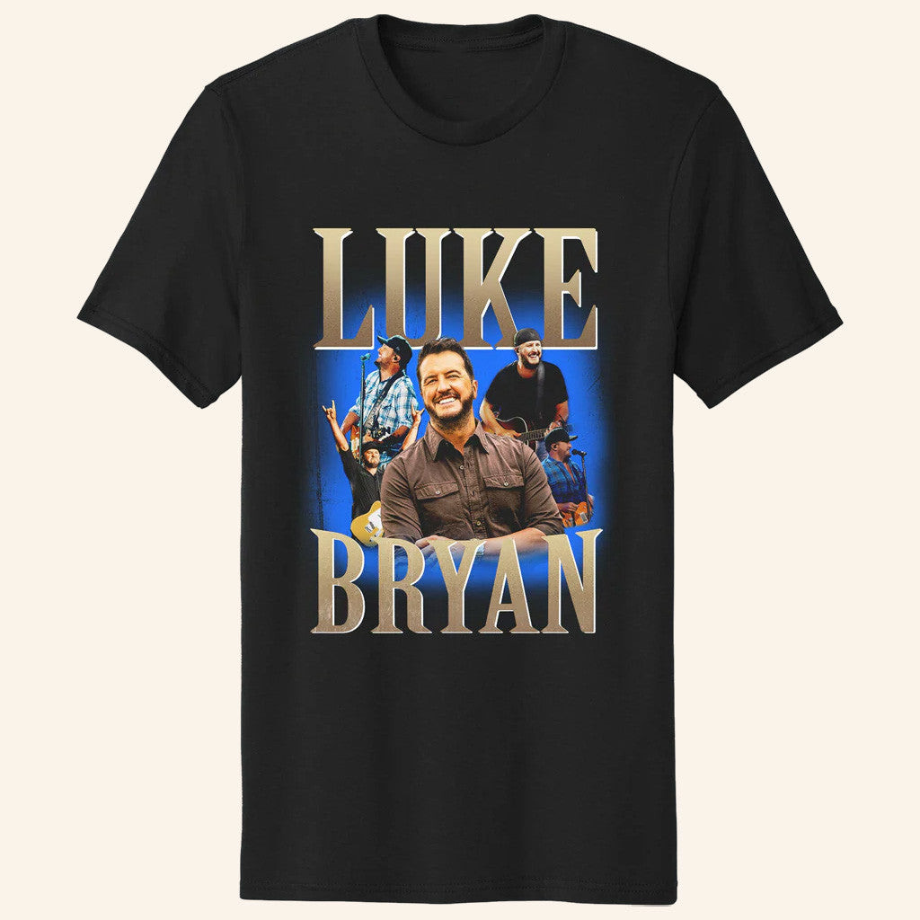 Luke Bryan Merch Tour 2025 Luke Collage T-Shirt Presents For Music Lovers Luke Bryan Merch Tour 2025 Luke Collage T-Shirt Presents For Music Lovers