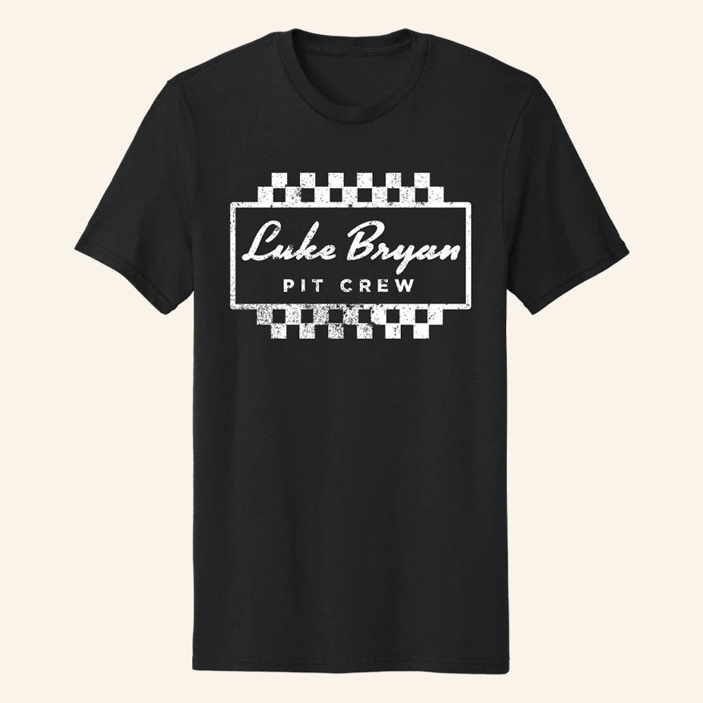 Luke Bryan Merch Tour 2025 Pit Crew T-Shirt Gifts For Father Luke Bryan Merch Tour 2025 Pit Crew T-Shirt Gifts For Father