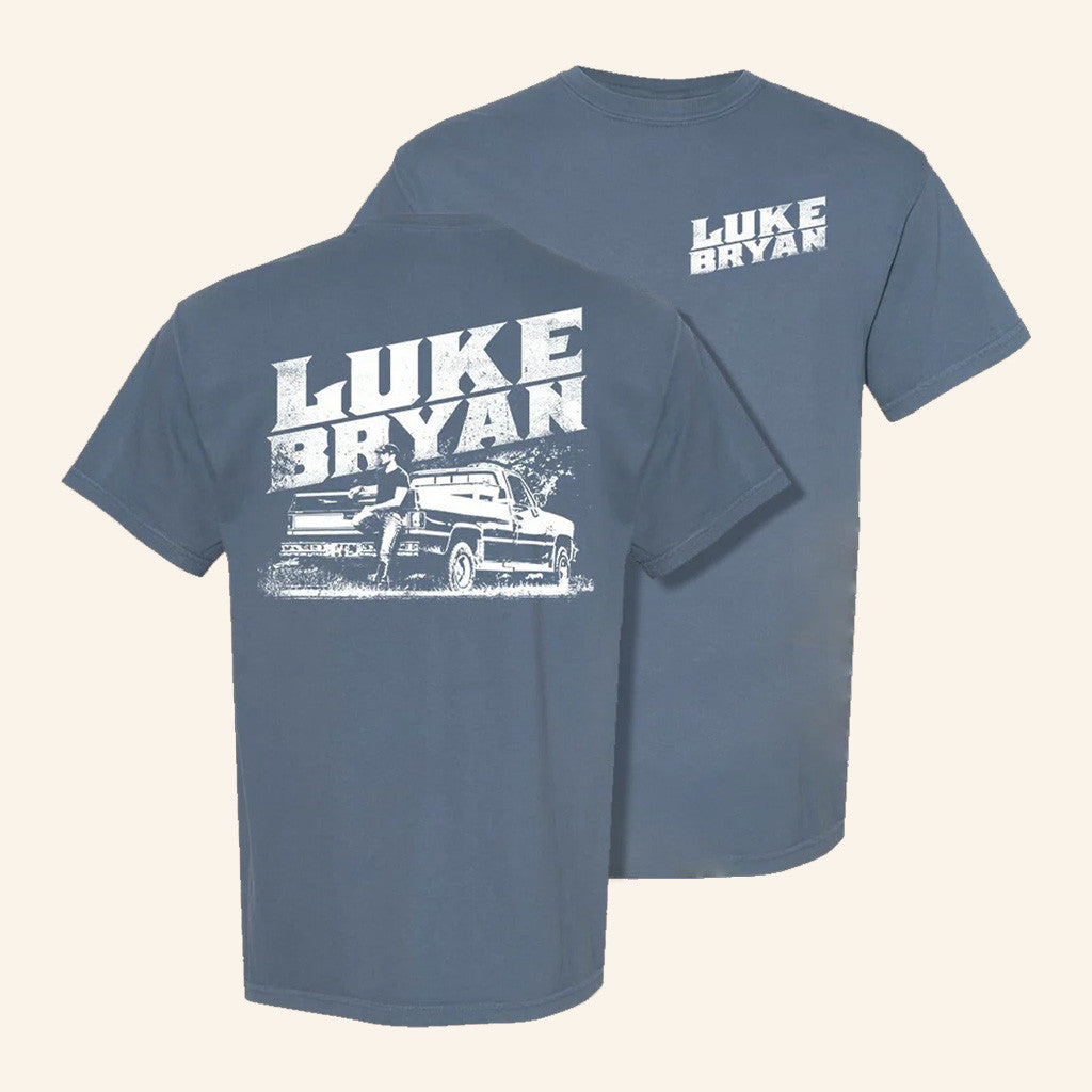 Luke Bryan Merch Tour 2025 Truck T-Shirt Best Gifts For Father Luke Bryan Merch Tour 2025 Truck T-Shirt Best Gifts For Father