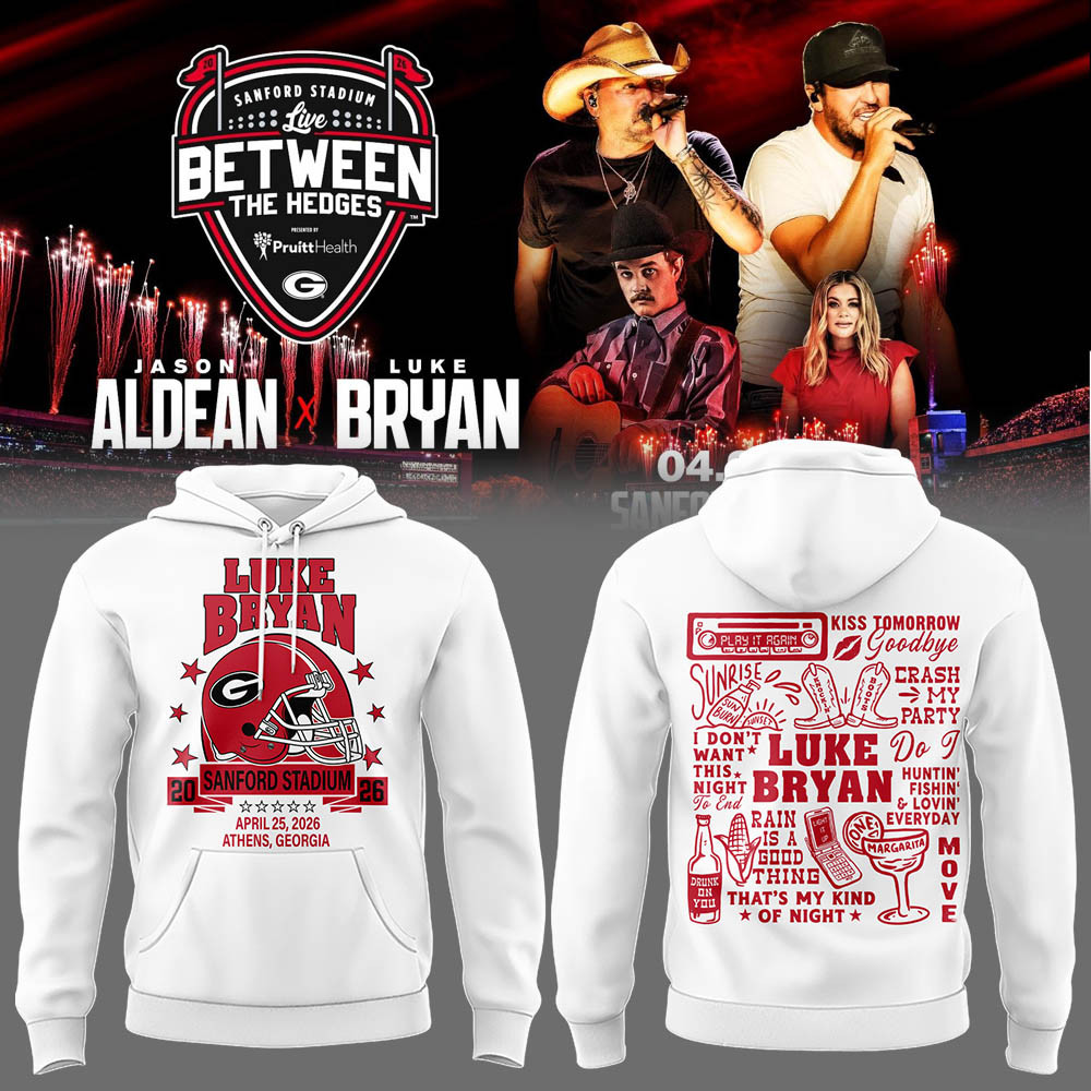 Luke Bryan Sanford Stadium 2026 Hoodie Georgia Bulldogs Apparel Music Lover Gift Idea