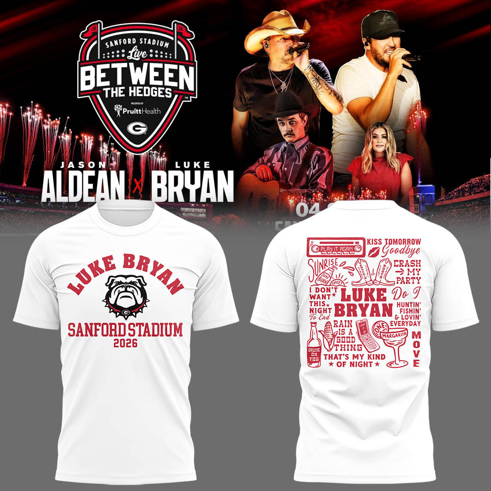 Luke Bryan Sanford Stadium 2026 T-Shirt Music Concert Merch Luke Bryan Fans Gift