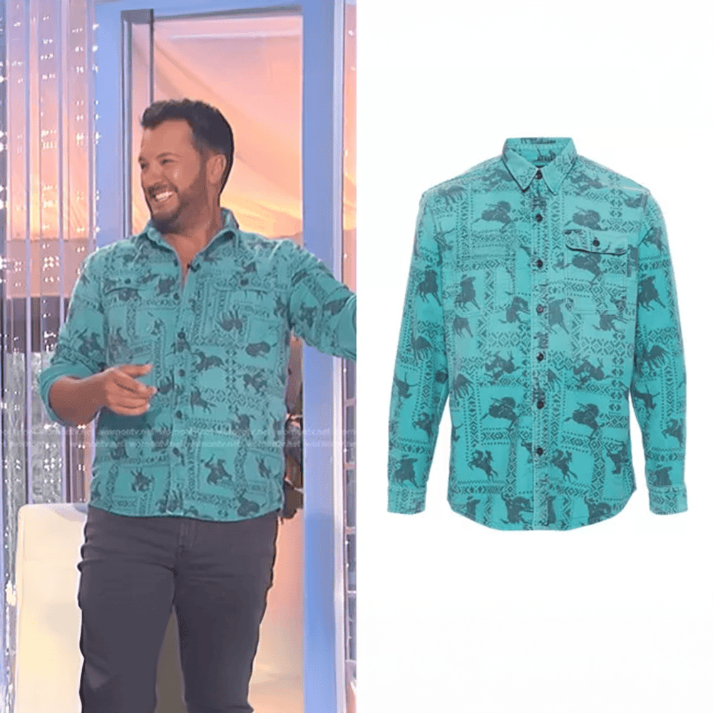 Luke Bryan Shirt On American Idol Tonight Luke Bryan Long Sleeve Button Up Shirt Dad Gifts