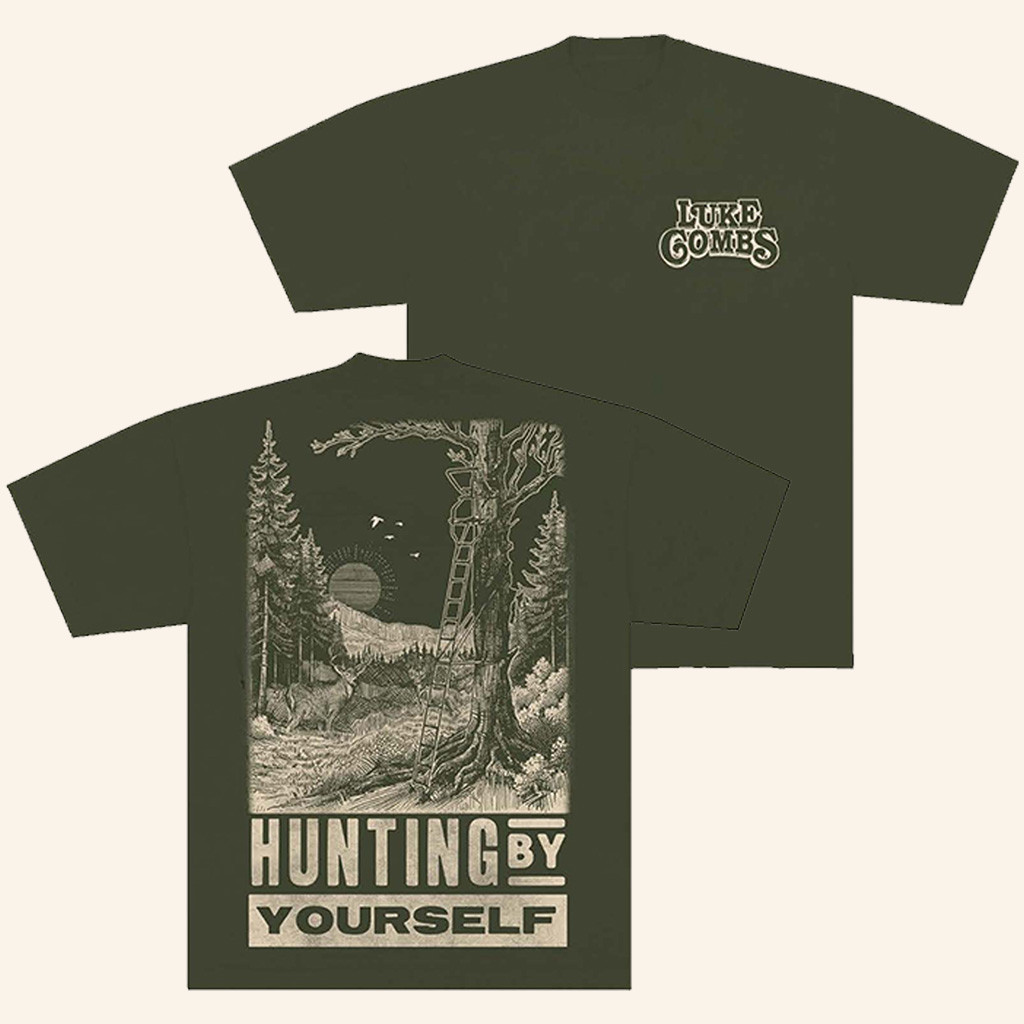 Luke Combs Merch Hunting By Yourself T-Shirt Birthday Gifts For Music Lovers Luke Combs Merch Hunting By Yourself T-Shirt Birthday Gifts For Music Lovers